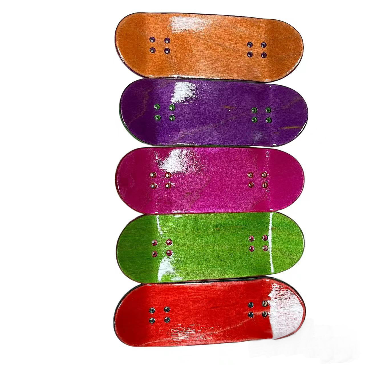 Wholesale Blank Pro Fingerboard Deck -5 play Maple Wood-Multi size
