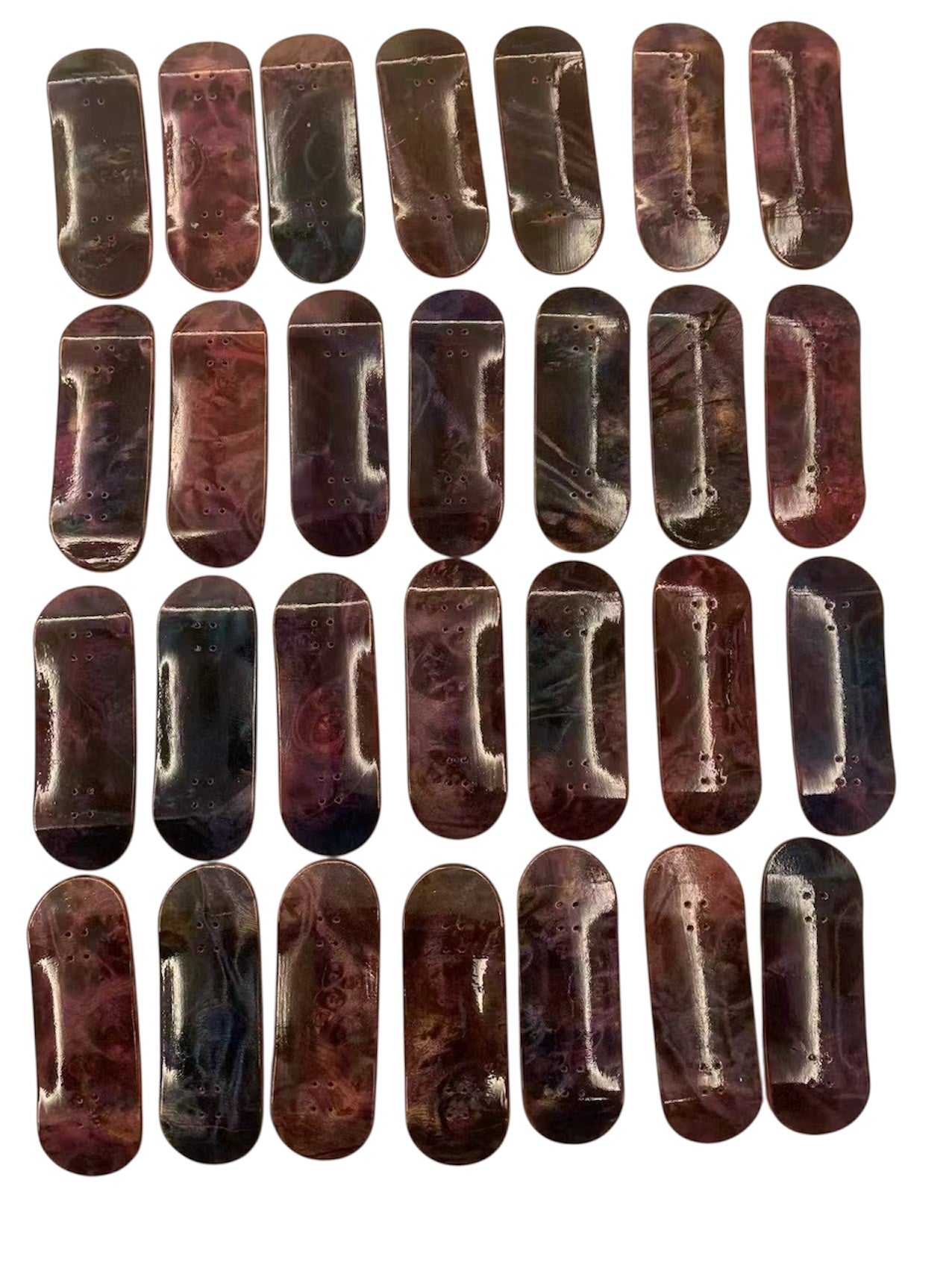 Pro Fingerboard Decks 5 plys made of Burl Measure 34x96mm-Styles shipped randomly