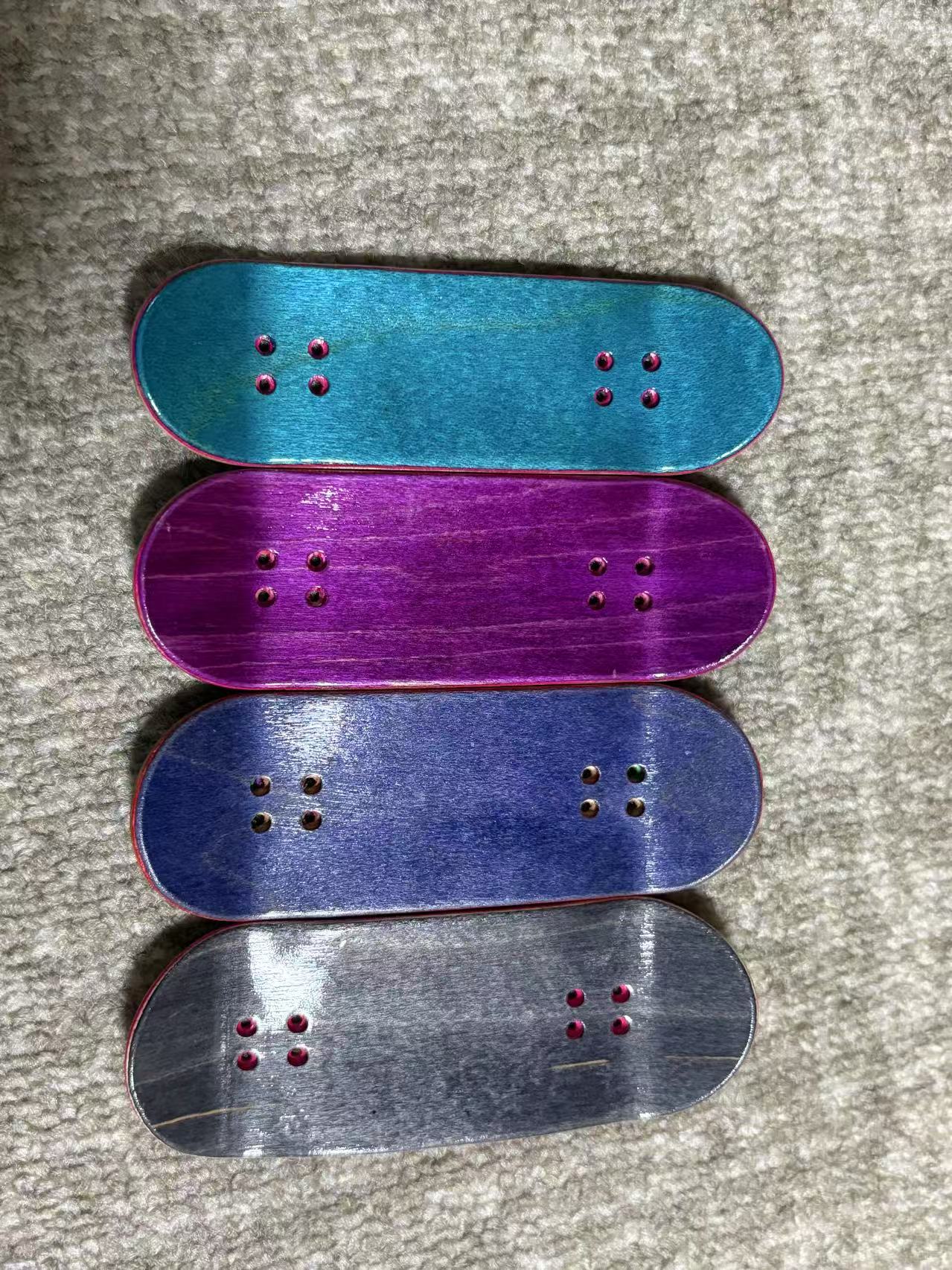 Wholesale Blank Pro Fingerboard Deck -5 play Maple Wood-Multi size