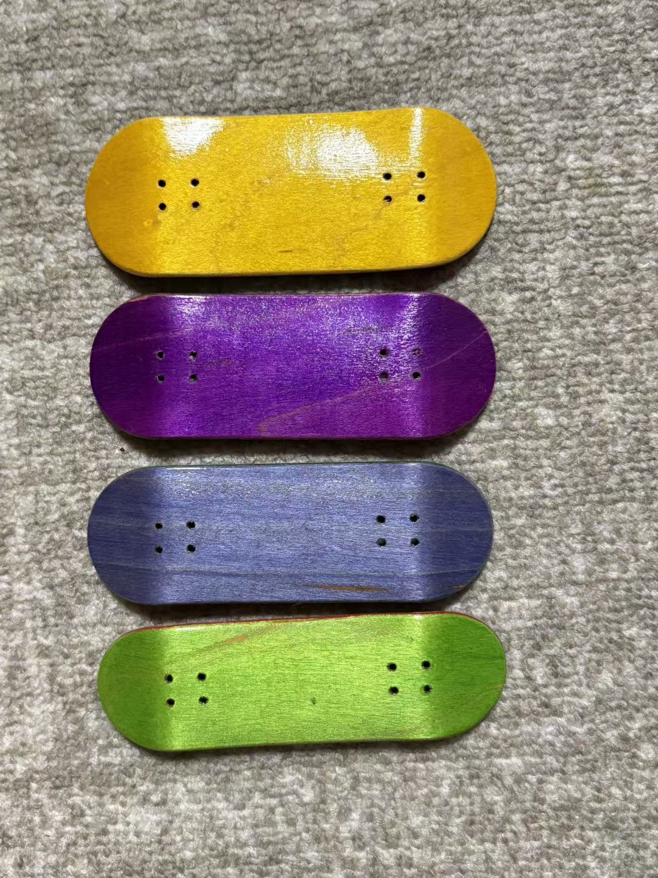 Wholesale Blank Pro Fingerboard Deck -5 play Maple Wood-Multi size