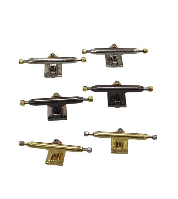 Camions à Touche LEEFAI Pro – 32mm, Couleur Métal Brut, Axe G4 Kingpin Inversé