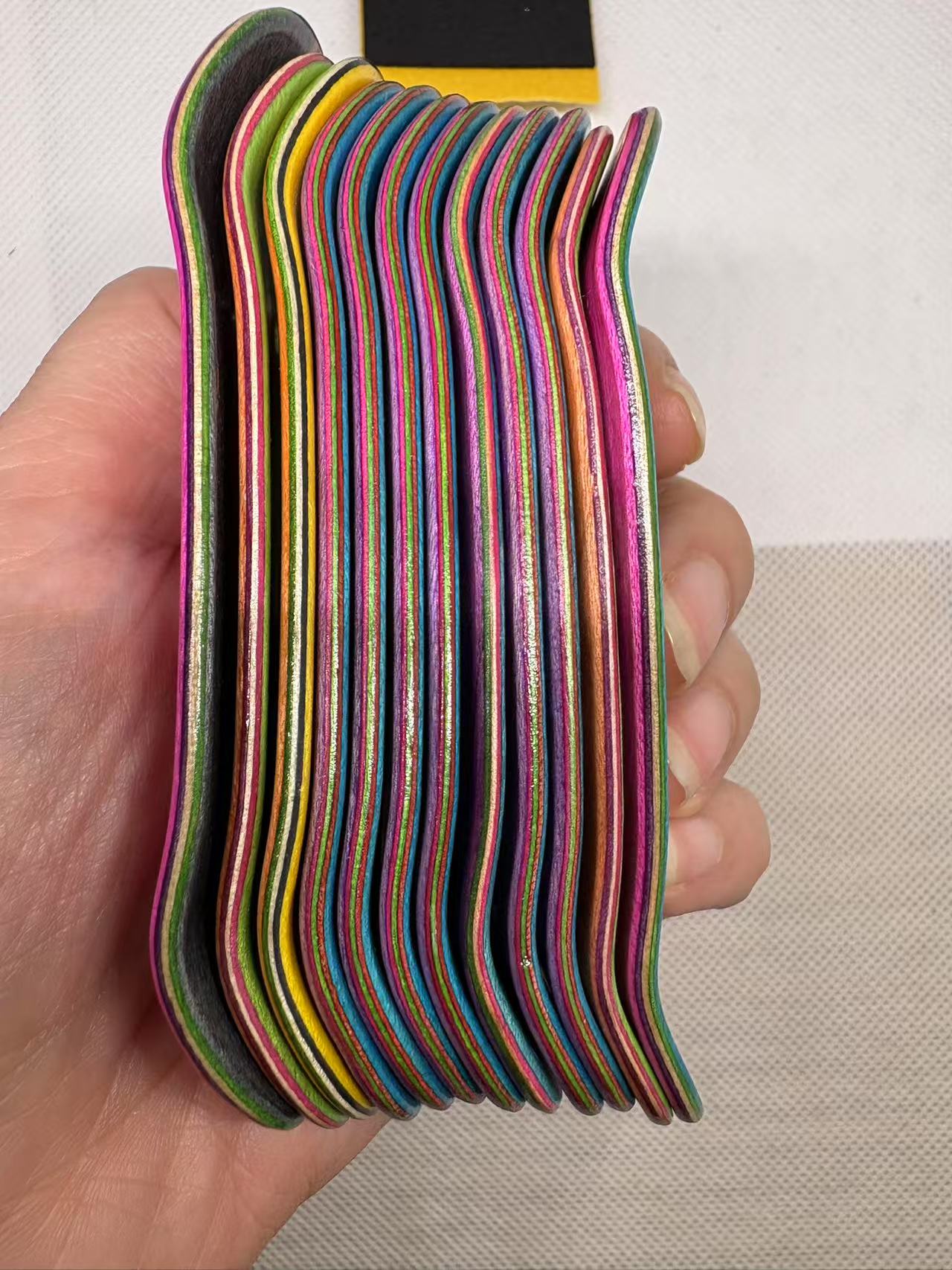 Wholesale Blank Pro Fingerboard Deck -5 play Maple Wood-Multi size