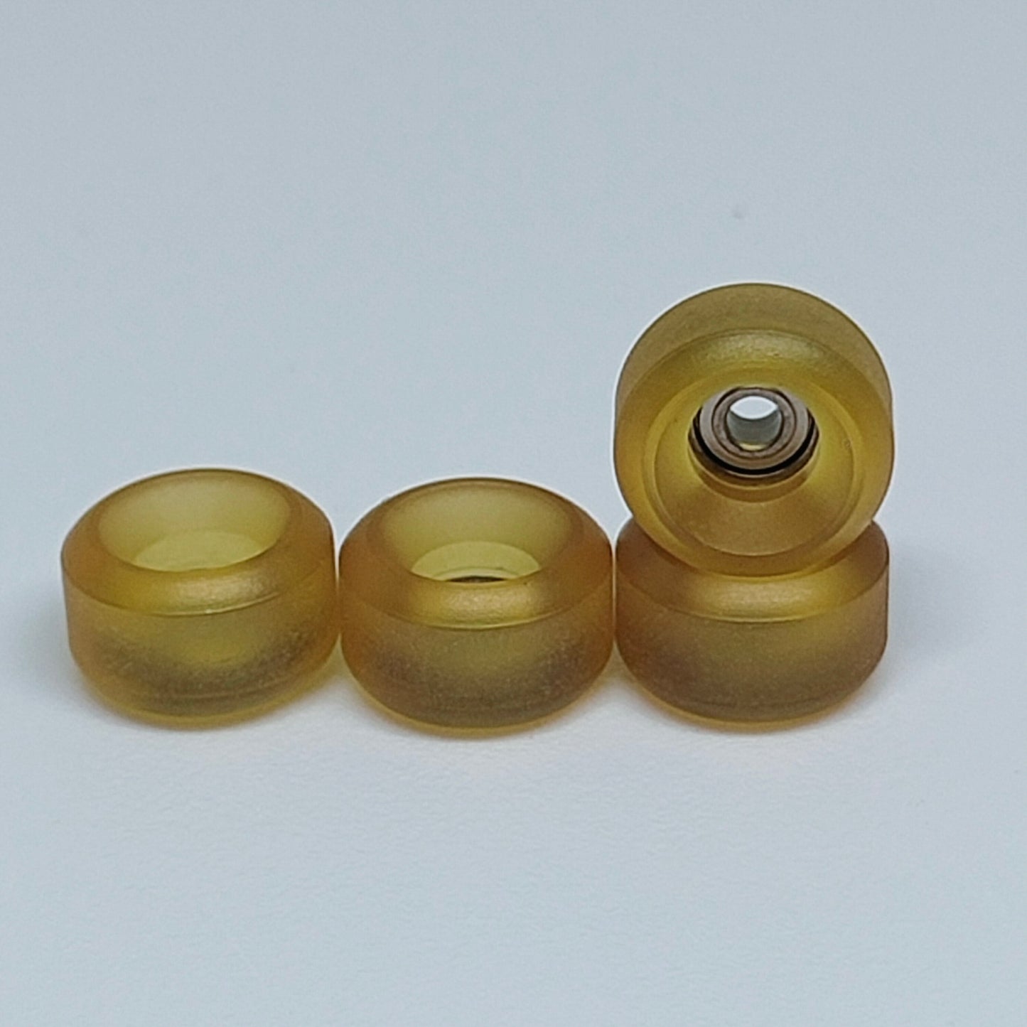 Clear Amber Urethane Pro Fingerboard Wheels 7.8*4.8mm