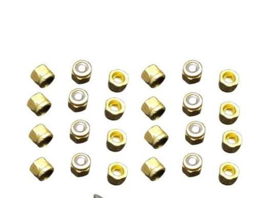 Golden Self Lock Nuts for Pro Fingerboard Trucks