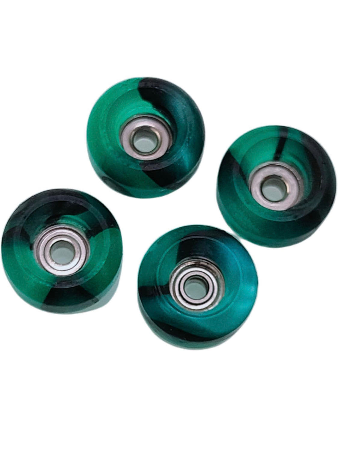 Pro Fingerboard  Wheels 7.5x4.5mm-Swirl Colorful