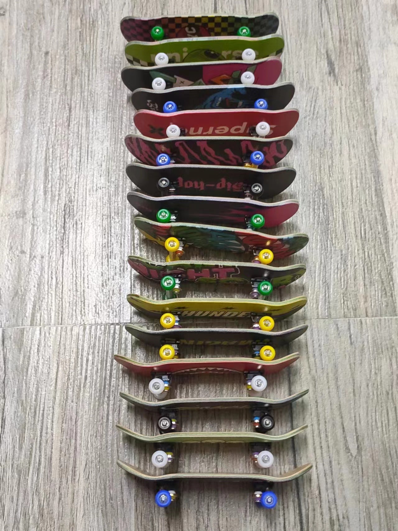 Leefai Fingerboard Complete Handmade Maples Wood 34mm x 96mm UV printing artwork (SHIP FROM U.S)