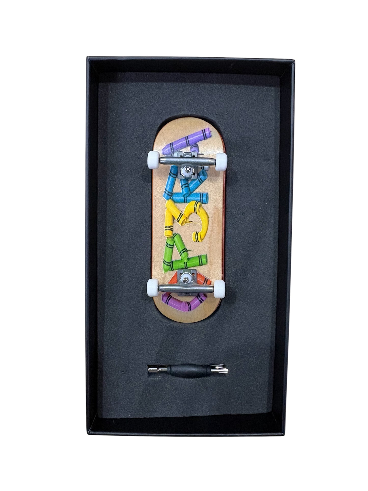 32MM Pre-assembled Pro Fingerboard complete-Uv Printing Graphic-5Plys Maples Wood