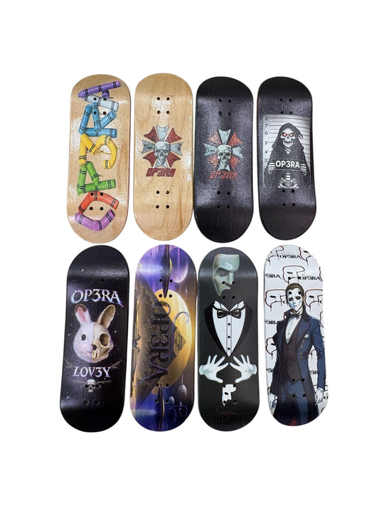 32MM Pre-assembled Pro Fingerboard complete-Uv Printing Graphic-5Plys Maples Wood