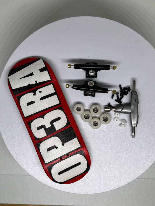 Pro Fingerboard Complete -34 * 96mm - The  Red Blocks Edition-Regular