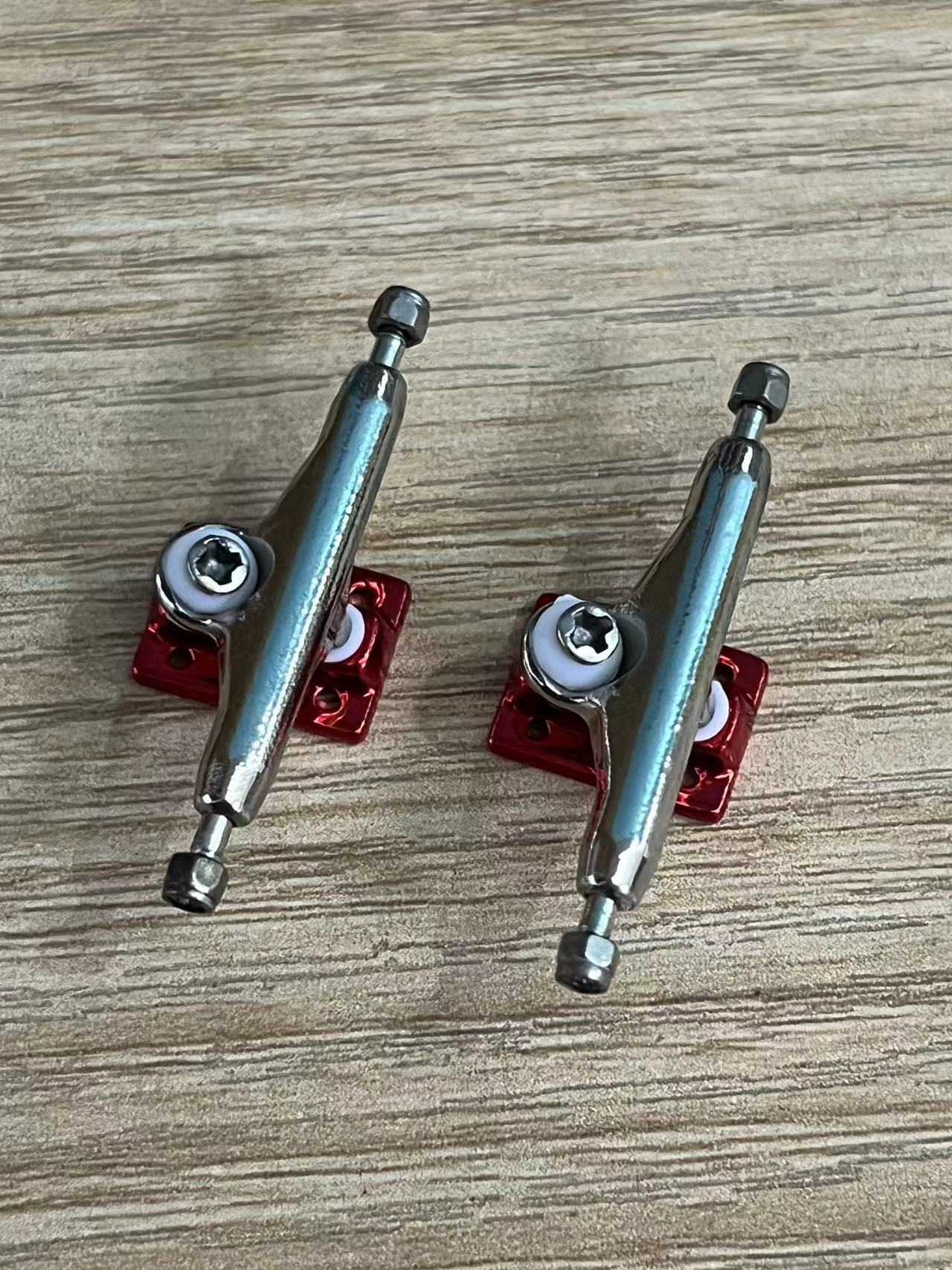 LEEFAI Trucks Pro Fingerboard Trucks 29/32/34/36 mm G4 Cheville en métal brut inversé avec matériel (26 mm LEEFAI Trucks Pro Fingerboard Trucks 29/32/34/36 mm G4 Cheville en métal brut inversé avec matériel (26 mm
