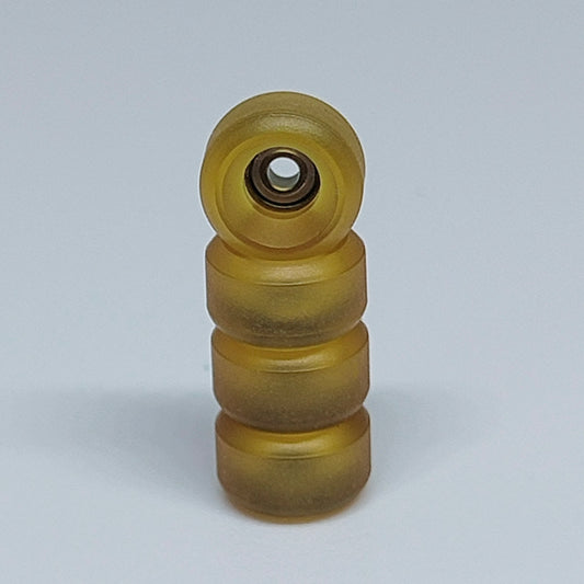 Clear Amber Urethane Pro Fingerboard Wheels 7.8*4.8mm