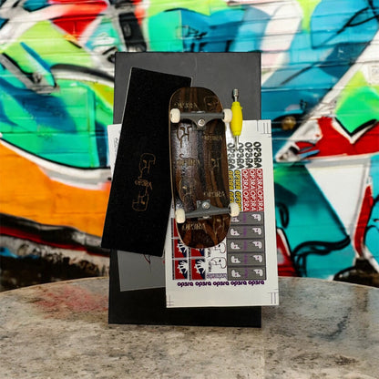 OP3RA Fingerboard Complete 34x96mm Pre assembled Inverted Kingpins-Engraved LOGO