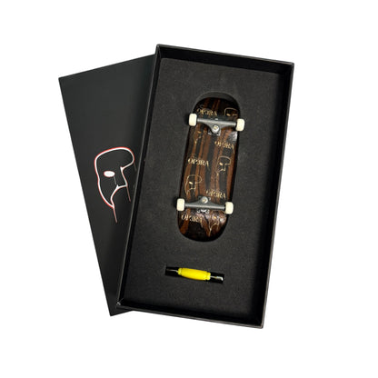 OP3RA Fingerboard Complete 34x96mm Pre assembled Inverted Kingpins-Engraved LOGO