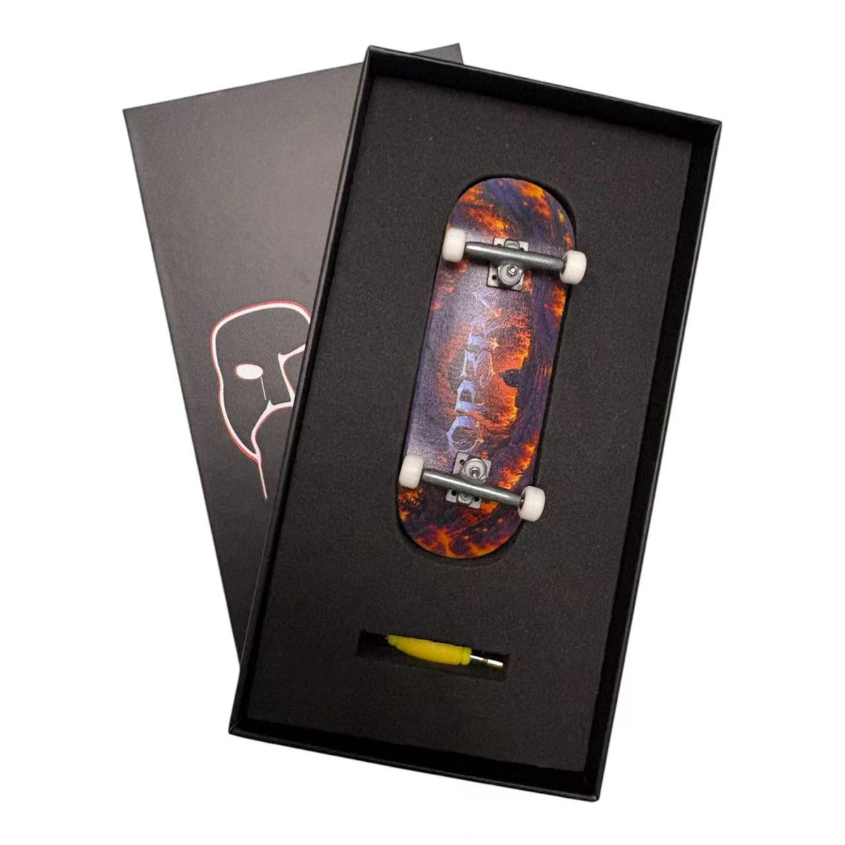 Leefai Pro Fingerboard with G4 trucks Raw & 65D wheels- OP3RA: Infernal Series 32x96mm
