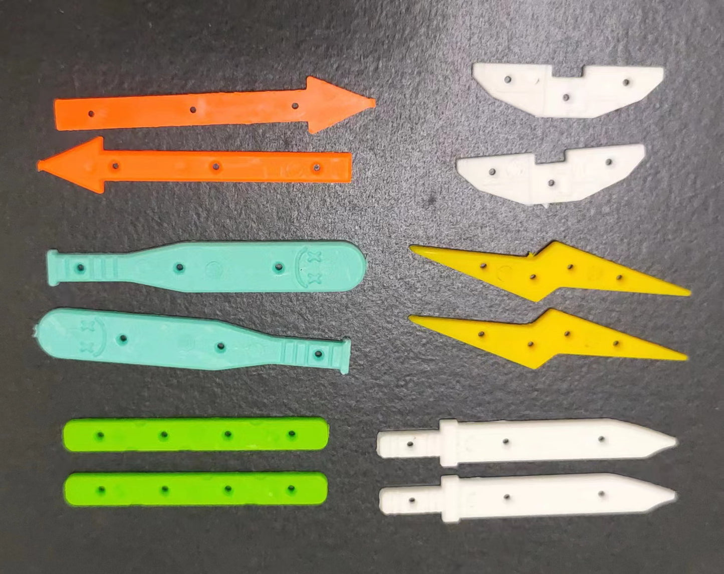 6 Sets of Fingerboards Board Rails (SHIP FROM U.S)