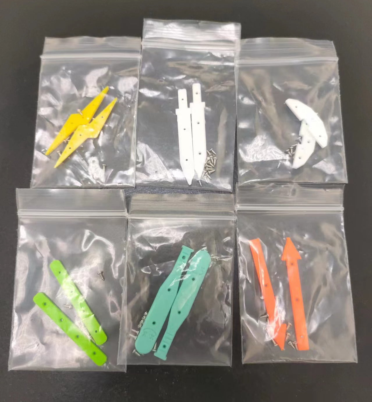 6 Sets of Fingerboards Board Rails (SHIP FROM U.S)