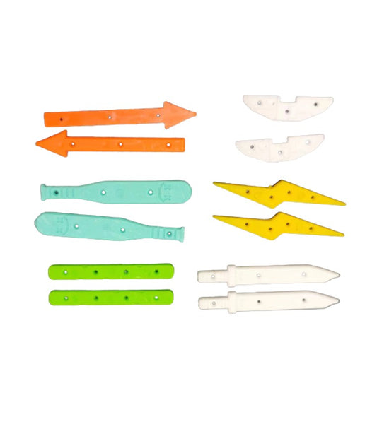 6 Sets of Fingerboards Board Rails