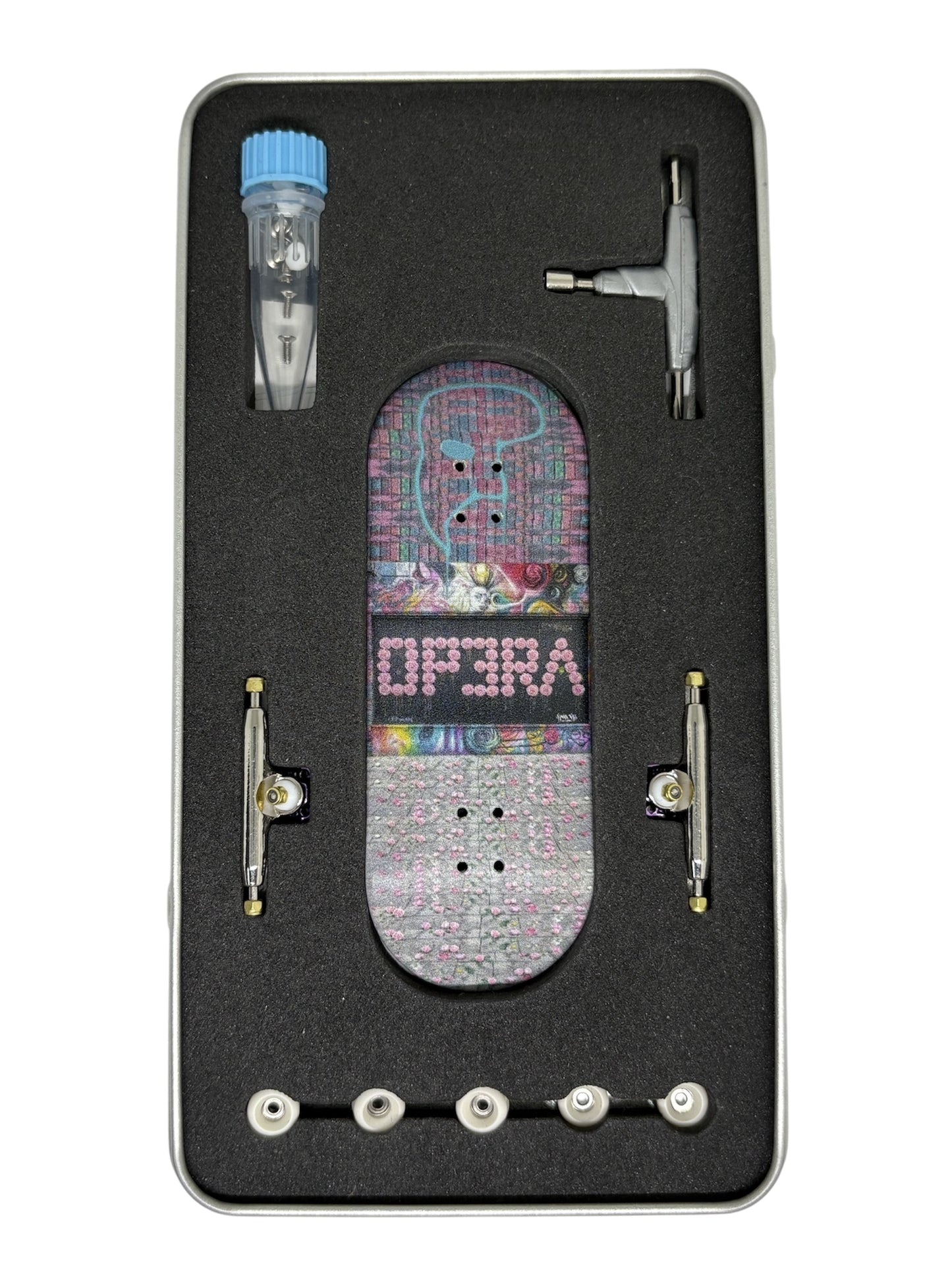 OP3RA V3-Pro Fingerboard Complete 5layers wood maples 34*96mm-Floral