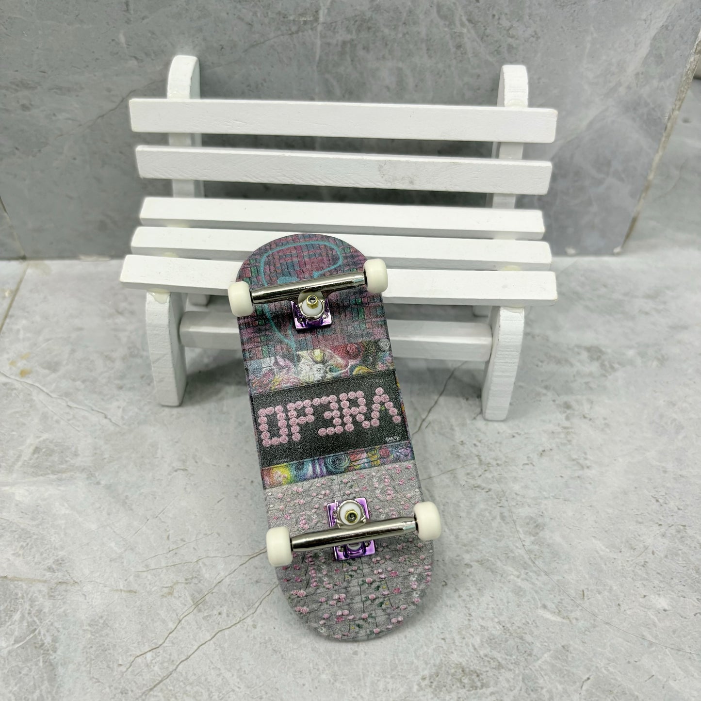 OP3RA V3-Pro Fingerboard Complete 5layers wood maples 34*96mm-Floral