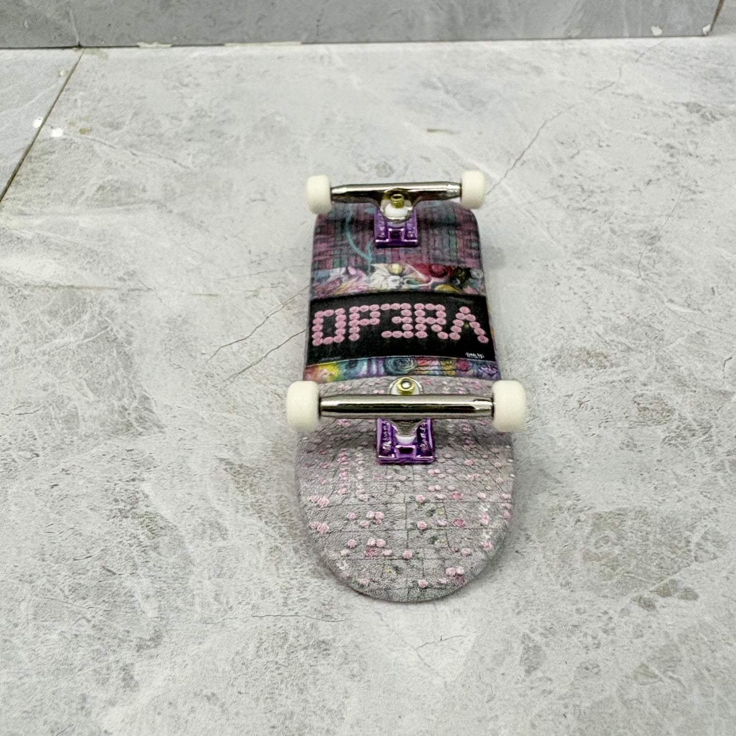 OP3RA V3-Pro Fingerboard Complete 5layers wood maples 34*96mm-Floral