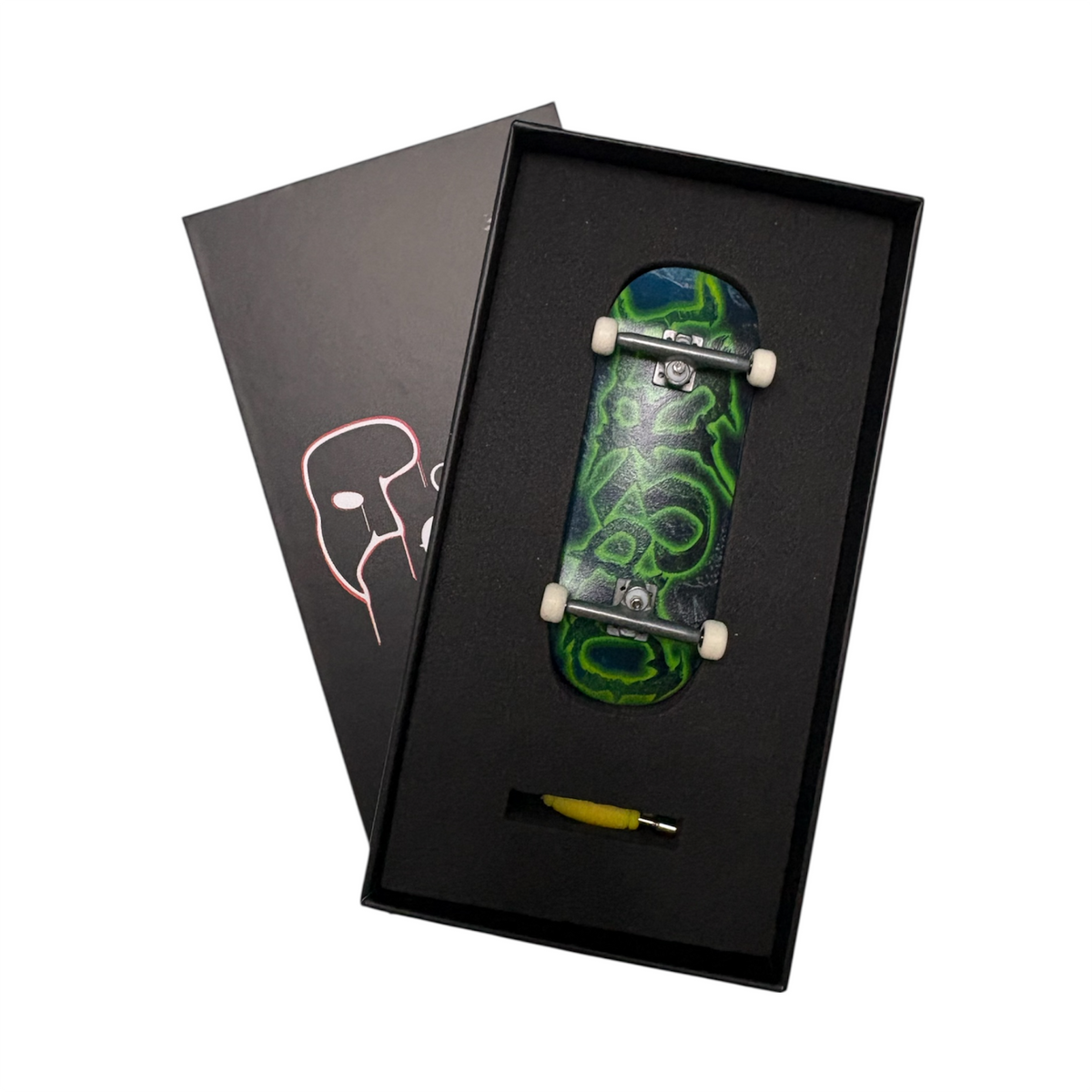 Pro Fingerboard Complete with G4 trucks&65Dwheels -34X96mm -GreenHavoc