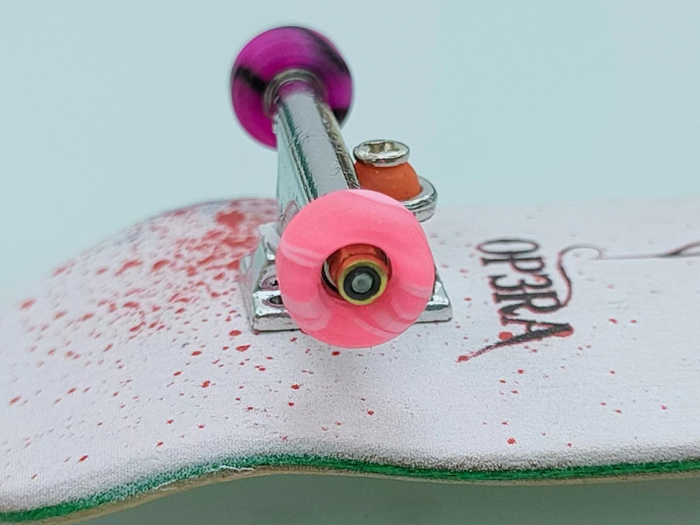 Pro Fingerboard  Wheels 7.5x4.5mm-Swirl Colorful