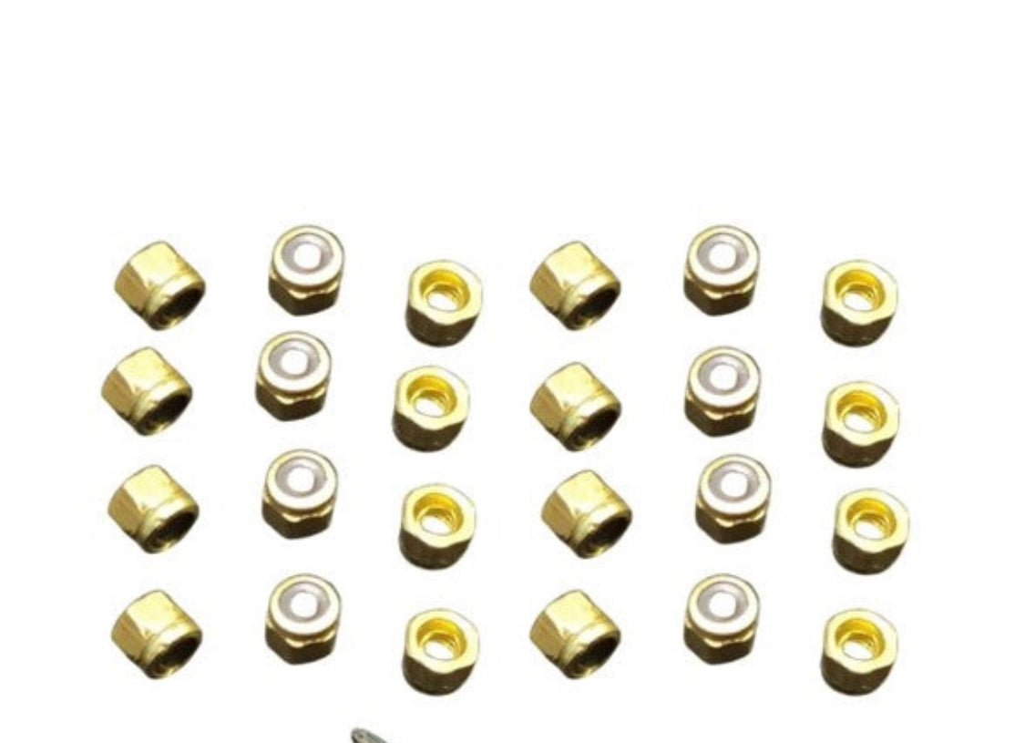 24 pcs Self Lock Nuts for Pro Fingerboard Trucks