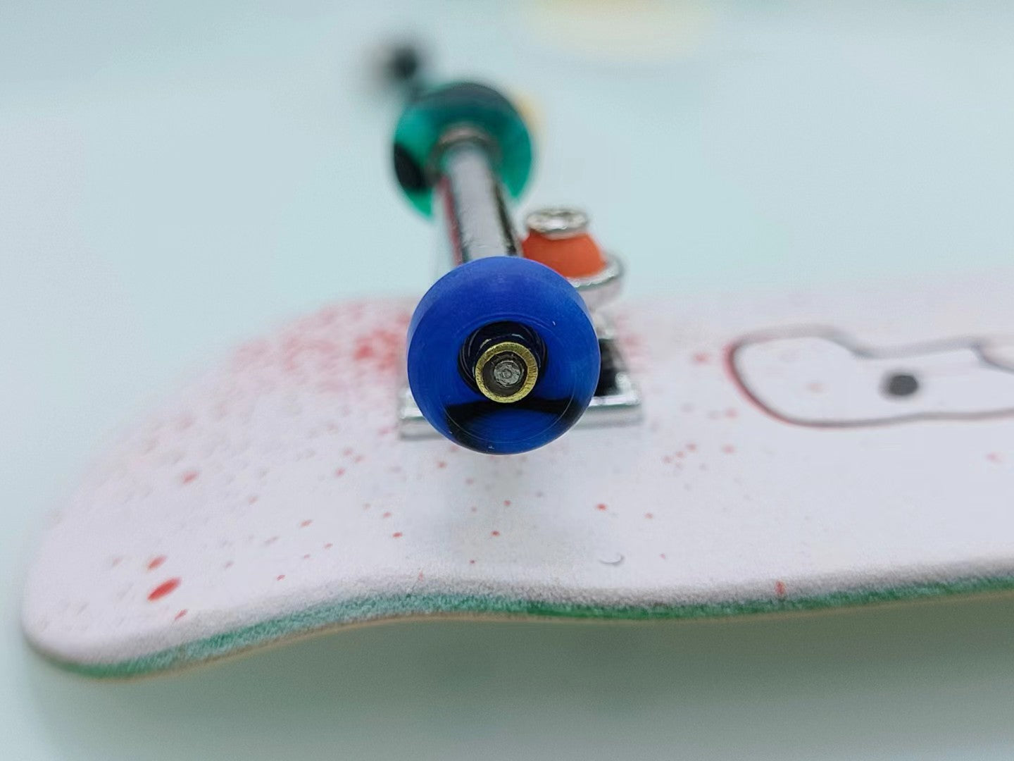 Pro Fingerboard  Wheels 7.5x4.5mm-Swirl Colorful