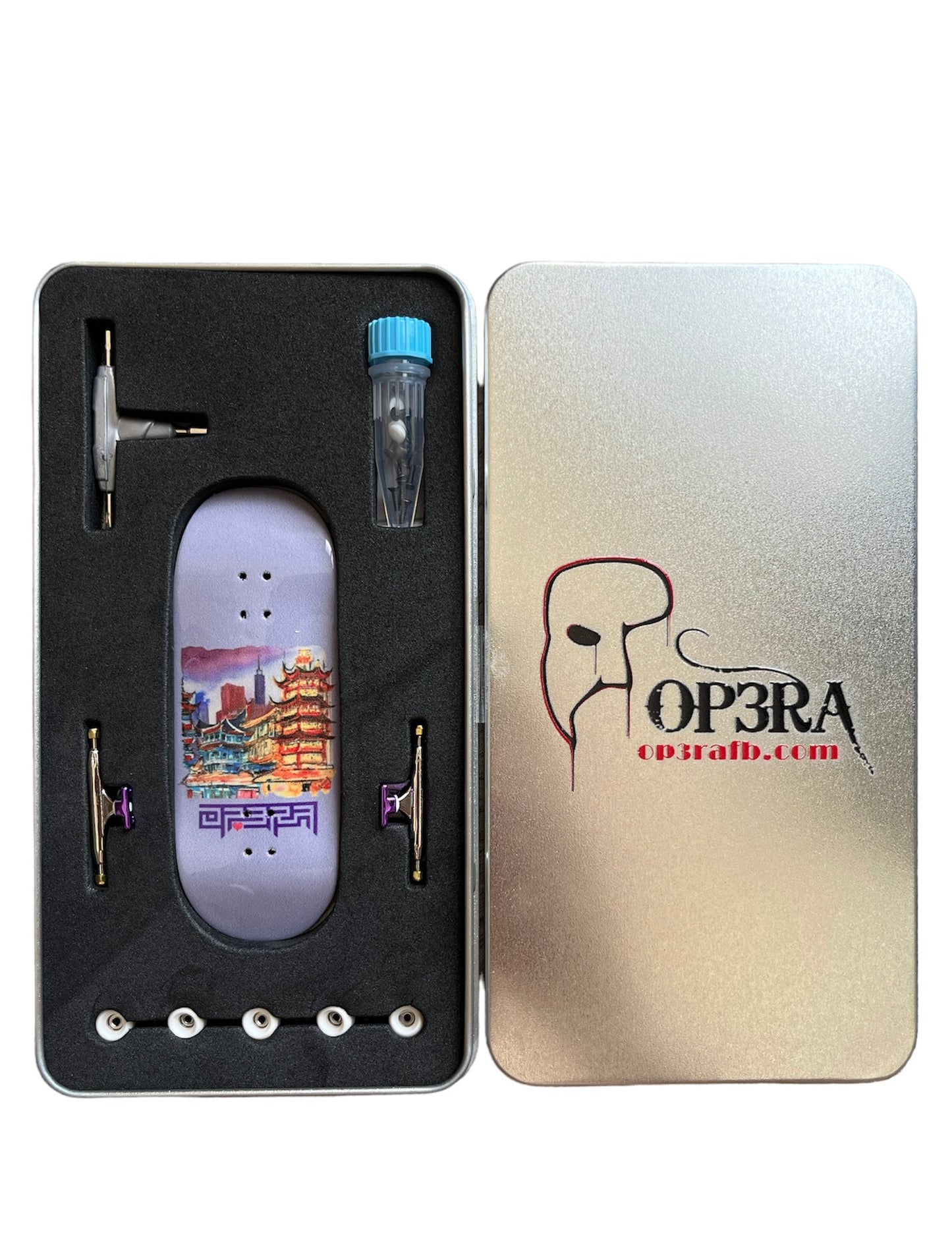 OP3RA V2-Pro Fingerboard Complete -with G4 purple trucks and 65d wheel – LEEFAI OP3RA V2-Pro Fingerboard Complete -with G4 purple trucks and 65d wheel – LEEFAI