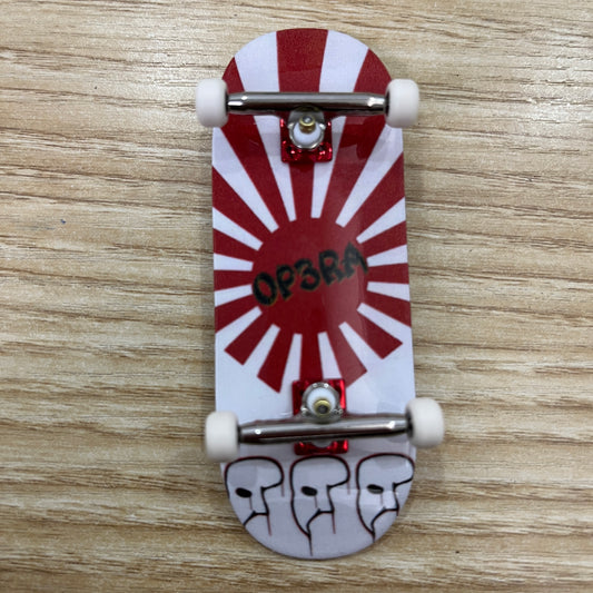 OP3RA V2-Pro Fingerboard Complete 34*96mm-Red Rays
