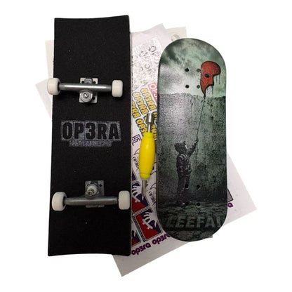 Pro Fingerboard Complete with G4 trucks &65d wheels-32x96mm OP3RA -Makstring