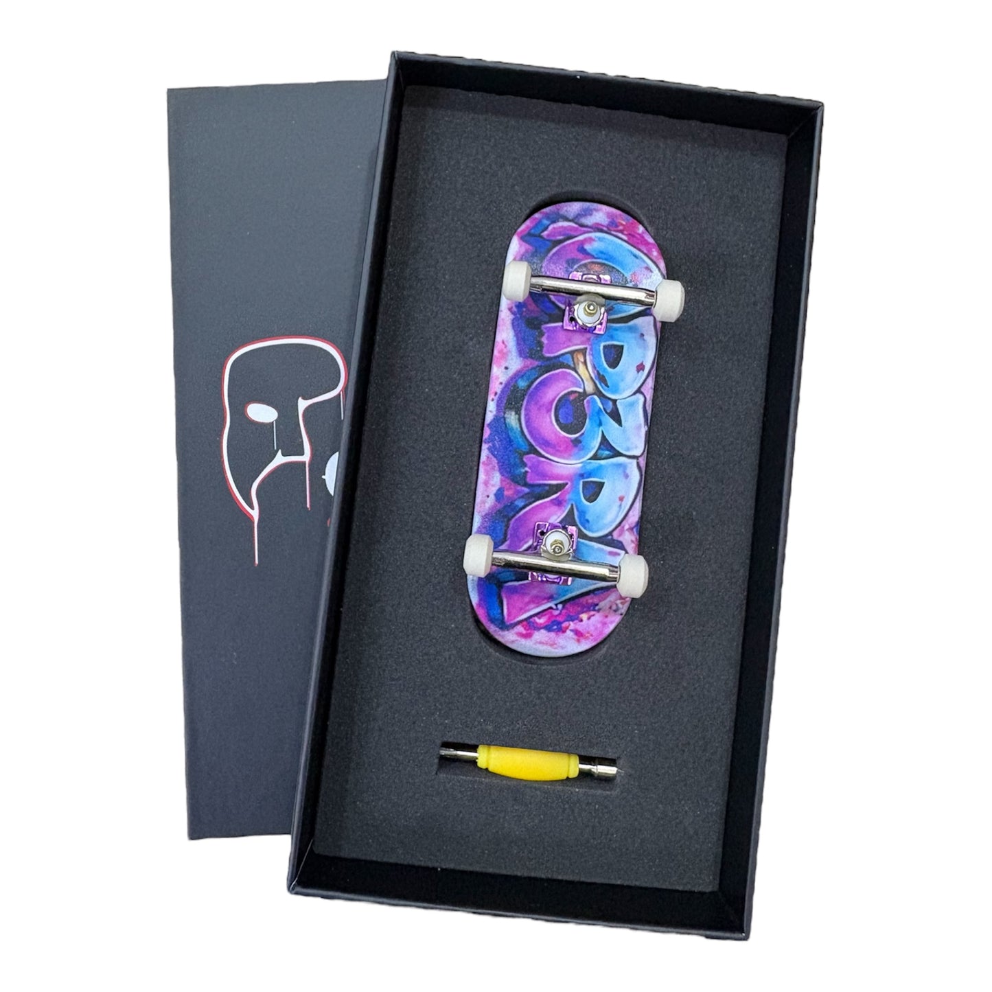 Pro Fingerboard Complete 29/32/34/36x96mm with G4 trucks purple & Ceramic wheels - The Graffitipurple