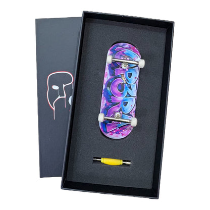 Pro Fingerboard Complete 29/32/34/36x96mm with G4 trucks purple & Ceramic wheels - The Graffitipurple