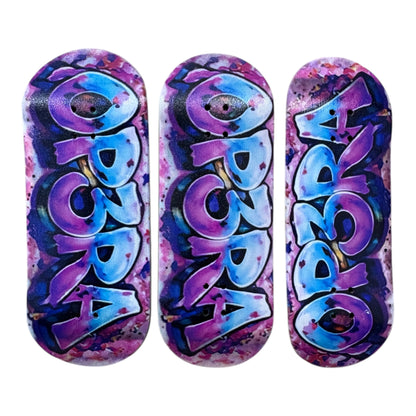 Pro Fingerboard Complete 29/32/34/36x96mm with G4 trucks purple & Ceramic wheels - The Graffitipurple