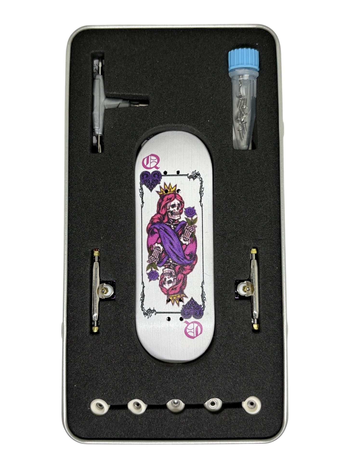 OP3RA V3-Pro Fingerboard Complete 5layers wood maples 32*96mm-Queen of hearts