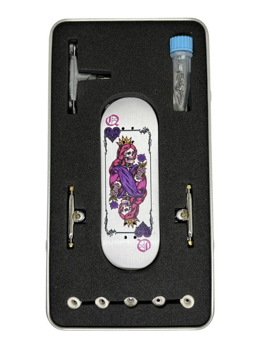 OP3RA V3-Pro Fingerboard Complete 5layers wood maples 32*96mm-Queen of hearts