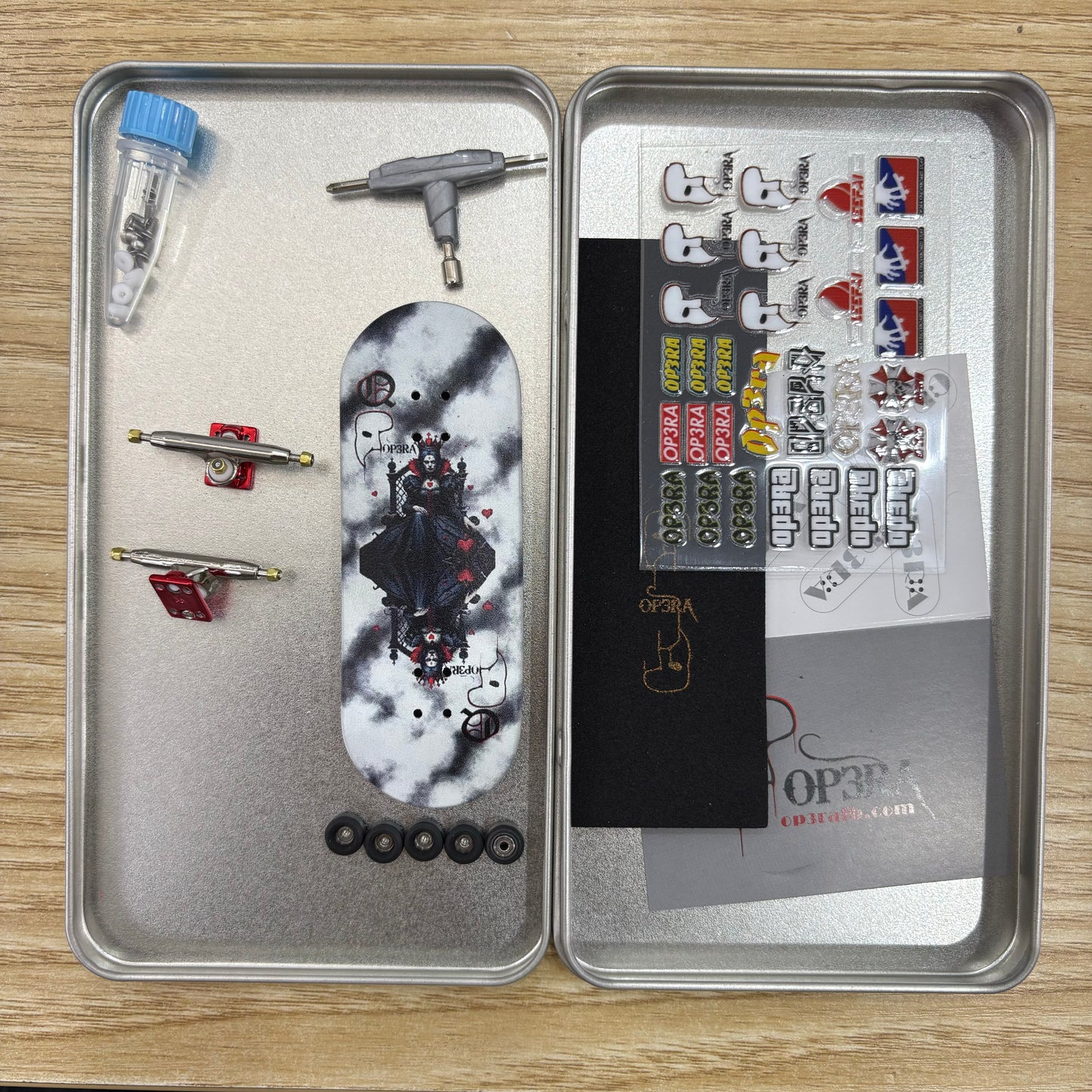 OP3RA V3-Pro Fingerboard Complete 5layers wood maples 34*96mm-Queen of Op3ra