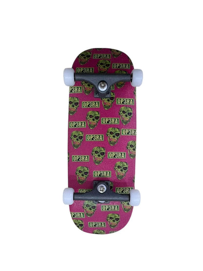 Fingerboard Complete with G4/op3ra engraved v1 trucks and CNC wheels-34*96mm -Op3ra V2