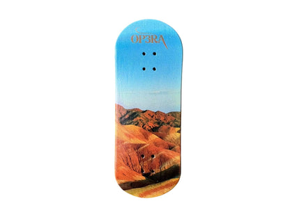 Pro Fingerboard Complete 32/34X96mm with G4 trucks in Raw & 65d white wheels - wonderwild series