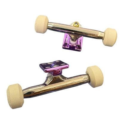Pro Fingerboard Complete 29/32/34/36x96mm with G4 trucks purple & Ceramic wheels - The Graffitipurple